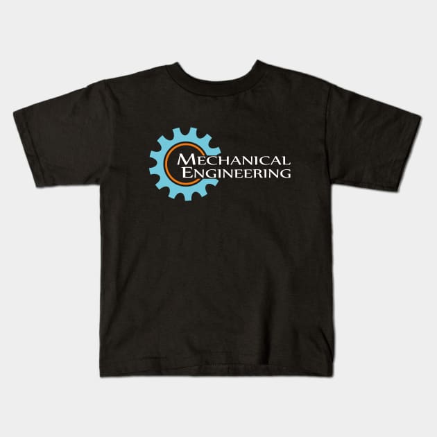 mechanical engineering, engineer logo image Kids T-Shirt by PrisDesign99